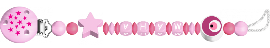 personalisierte Schnullerkette